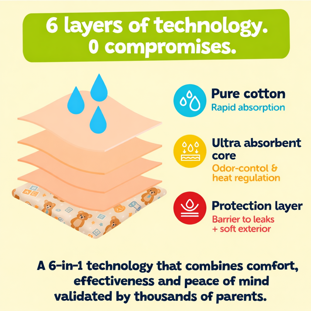 Culottes d'apprentissage en maille respirante pour bébé