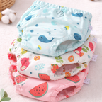 Culotte d’apprentissage lavable anti-fuite 6 couches pour tout-petits