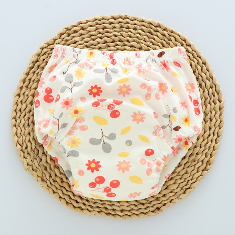 Culotte d’apprentissage lavable anti-fuite 6 couches pour tout-petits