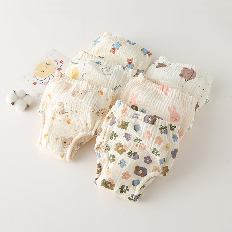 Culottes d'apprentissage en coton doux pour bébé – Anti-fuites et confortables